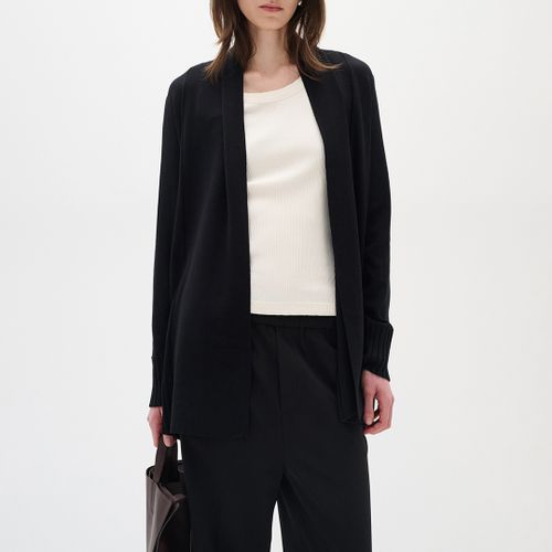 Black Midley Drape Cardigan - Inwear - Modalova