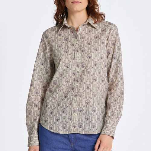 Archive Print Cotton Voile Shirt - Gant - Modalova