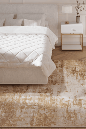 Modern Abstract Distressed Finish Area Rug - Size 60cm x 240cm - Kukoon - Modalova