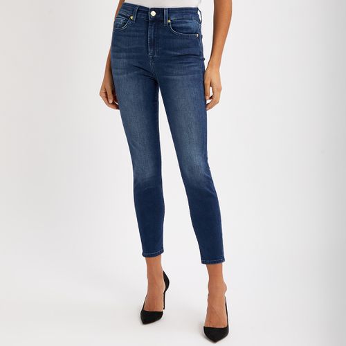 Mid Blue Aubrey Slim Stretch Jeans - 7 For All Mankind - Modalova