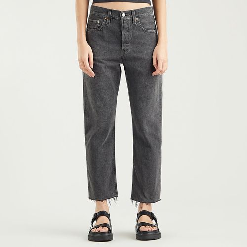 Washed Black 501® Cropped Stretch Jeans - Levi's - Modalova