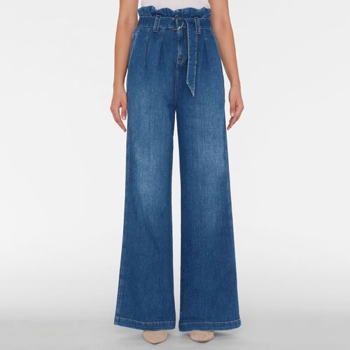 Wide Leg Paperbag Stretch Jeans - 7 For All Mankind - Modalova