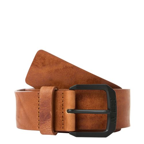 Tan Vintage Effect Leather Belt - Replay - Modalova