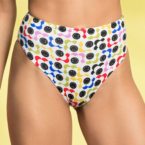 Multi Happy Asteracea Vitta High Rise Bikini Bottoms - Maaji - Modalova