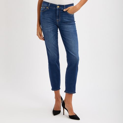 Jean Slim Stretch Roxanne Bleu Foncé - 7 For All Mankind - Modalova