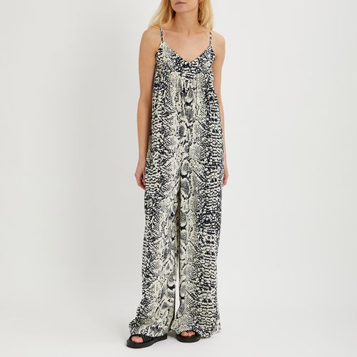 Safari Print Wide Leg Jumpsuit - Size M - N°· Eleven - Modalova