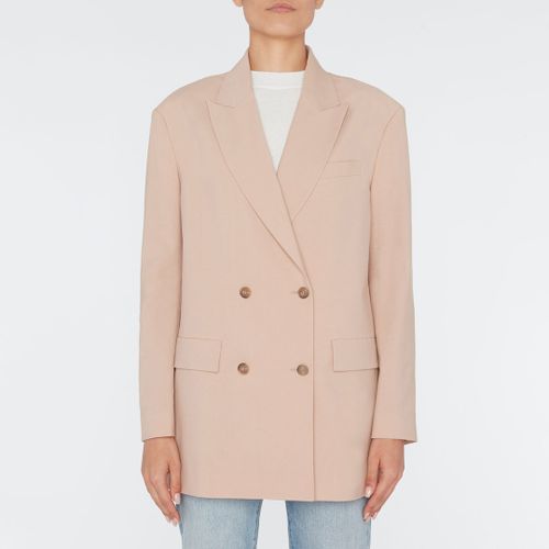 Wool Blend Double Breasted Blazer - 7 For All Mankind - Modalova