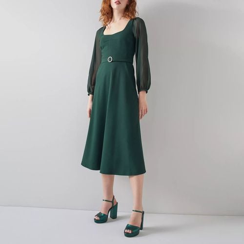 Green Perdy Belted Dress - L K Bennett - Modalova