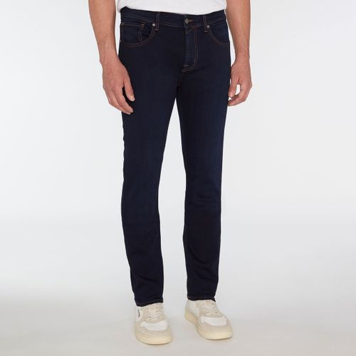 Dark Indigo Slimmy Skinny Stretch Jeans - 7 For All Mankind - Modalova