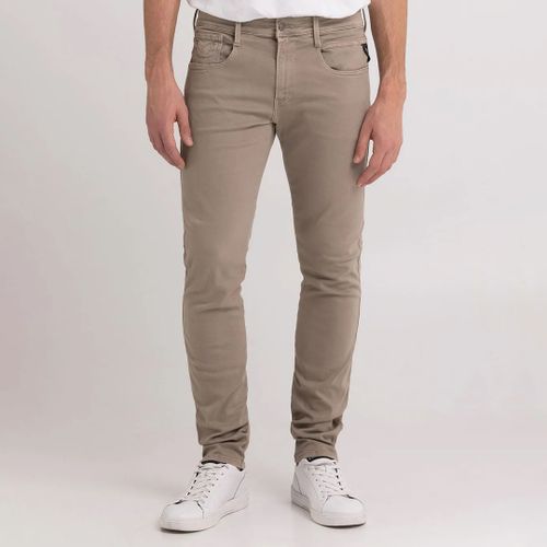 Sand Anbass Hyperflex Xlite Stretch Jeans - Replay - Modalova