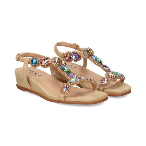 Sandalias Cuña Mujer - Talla 41 - Alma Blue - Modalova