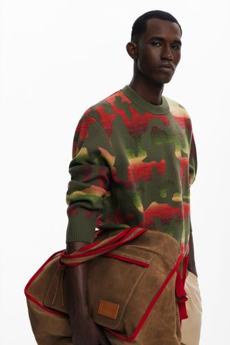 Pull à rayures animales - Desigual - Modalova