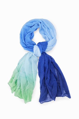 Rectangular pleated dégradé foulard - - U - Desigual - Modalova