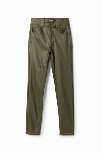 Pantalón Slim efecto piel - 36 - Desigual - Modalova