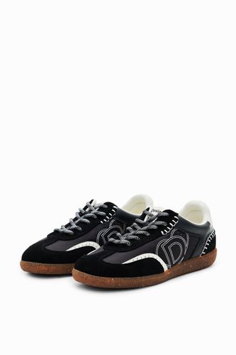 Retro split leather sneakers - - 38 - Desigual - Modalova