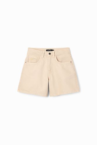Plain denim shorts - WHITE - 42 - Desigual - Modalova