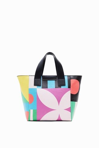 Bolso shopper M geométrico - U - Desigual - Modalova