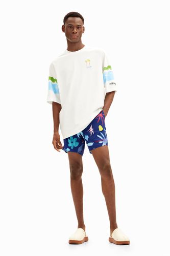 Bañador hojas tropicales - - XXL - Desigual - Modalova