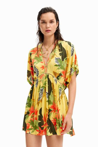 Tropical tunic dress - YELLOW - L - Desigual - Modalova