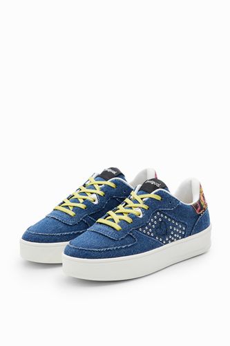 Denim heart platform sneakers - - 39 - Desigual - Modalova