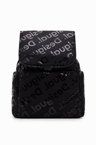 Large logo backpack - BLACK - U - Desigual - Modalova