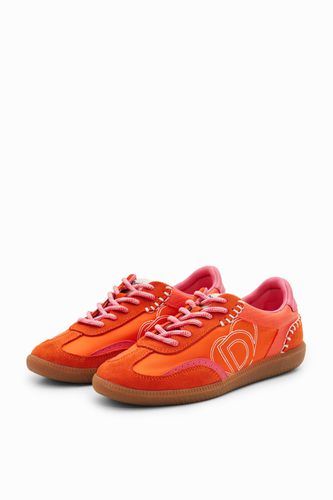 Retro split leather sneakers - - 39 - Desigual - Modalova