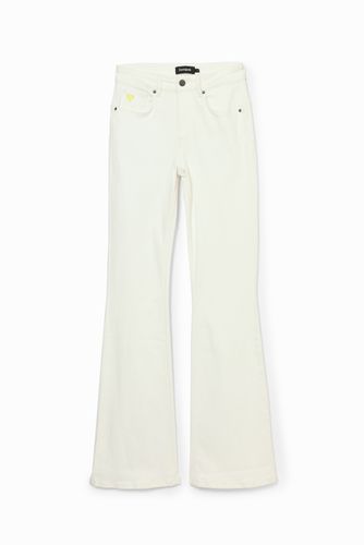 Push-up flare jeans - WHITE - 34 - Desigual - Modalova