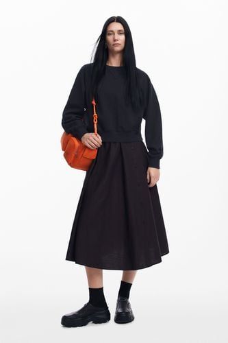 Combined plain dress - BLACK - L - Desigual - Modalova