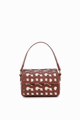 S letters crossbody bag - BROWN - U - Desigual - Modalova