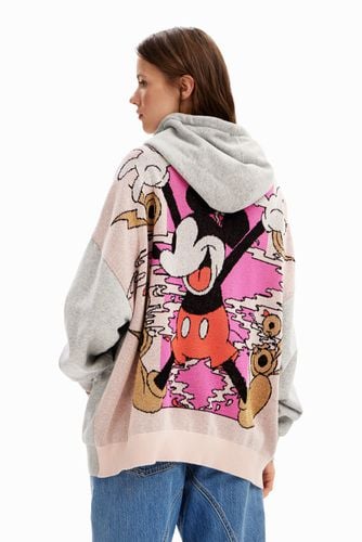 Sudadera oversize jacquard Mickey Mouse - S - Desigual - Modalova