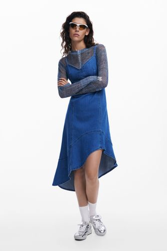 Vestido denim midi - BLUE - XS - Desigual - Modalova