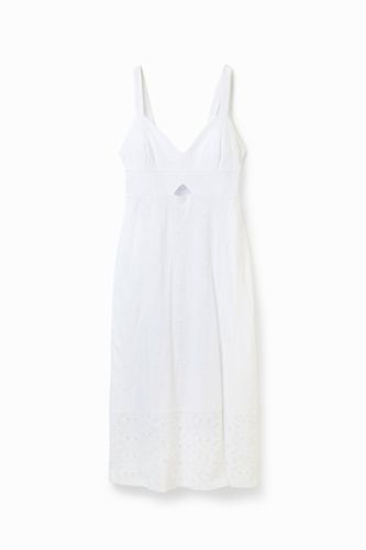 Strappy midi dress - WHITE - M - Desigual - Modalova