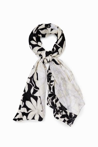 Rectangular leaf foulard - - U - Desigual - Modalova