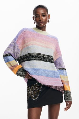 Striped knit sweater - L - Desigual - Modalova