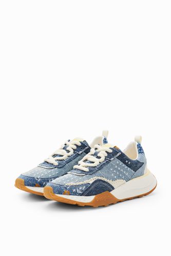 Denim jogger sneakers - BLUE - 36 - Desigual - Modalova