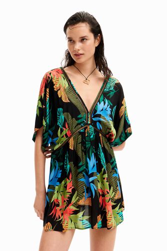 Tropical tunic dress - BLACK - XL - Desigual - Modalova