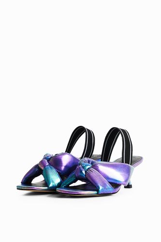 Iridescent heeled sandal - - 37 - Desigual - Modalova