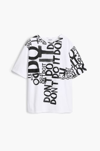 T-SHIRT EN MAILLE IMPRIMÉE - Desigual - Modalova