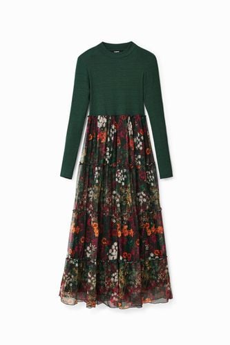 Long dress with tulle skirt - - M - Desigual - Modalova