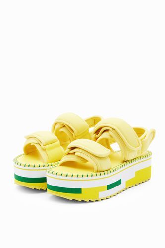 XL platform sandals - YELLOW - 36 - Desigual - Modalova