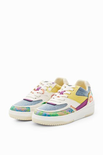 Retro multicolour patchwork sneakers - - 36 - Desigual - Modalova