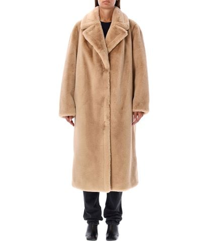 Maria Faux fur coats - STAND STUDIO - Modalova