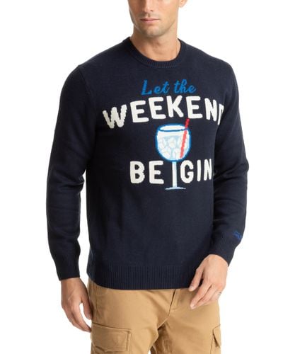 Let the weekend be gin pullover - MC2 Saint Barth - Modalova