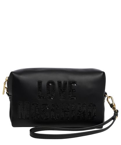 Sparkling Logo Toiletry bag - Love Moschino - Modalova