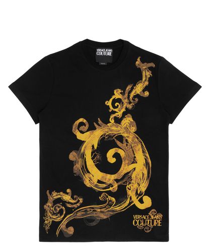 Watercolour couture t-shirt - Versace Jeans Couture - Modalova