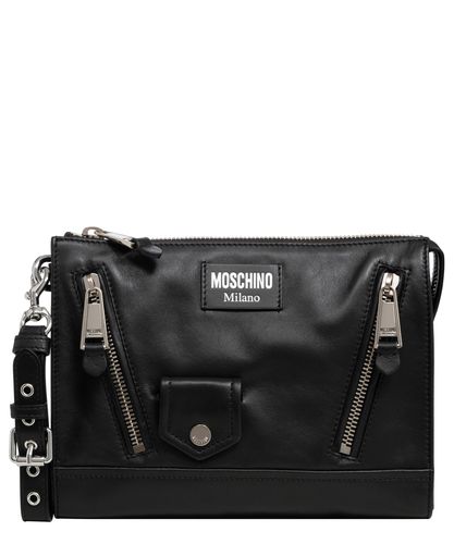 Biker clutch - Moschino - Modalova