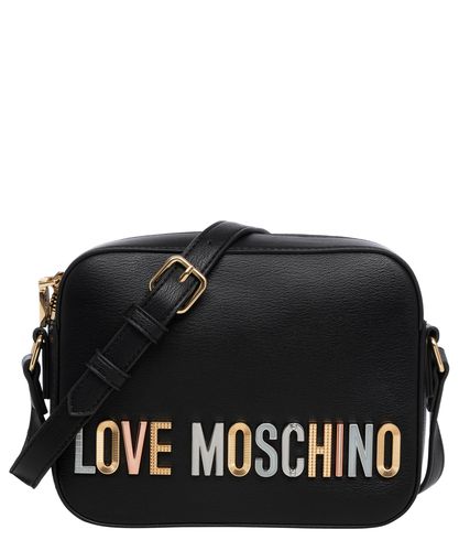 Borsa a tracolla rhinestone logo - Love Moschino - Modalova