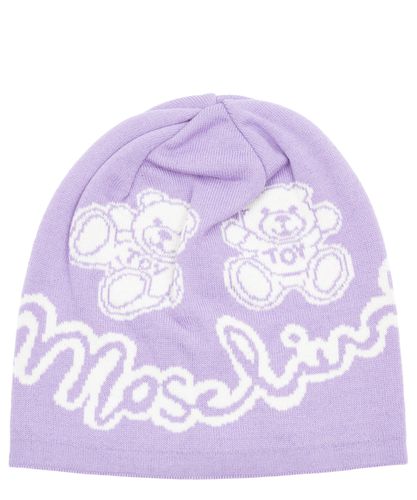 Teddy Bear Beanie - Moschino - Modalova