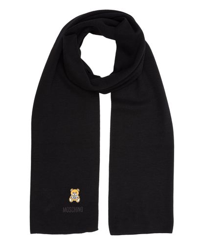 Teddy Bear Wool scarf - Moschino - Modalova