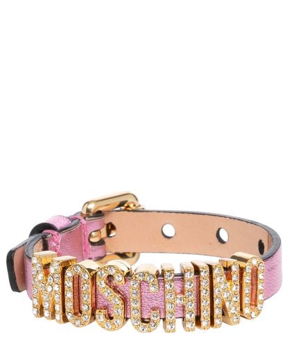 Bracciale logo lettering - Moschino - Modalova